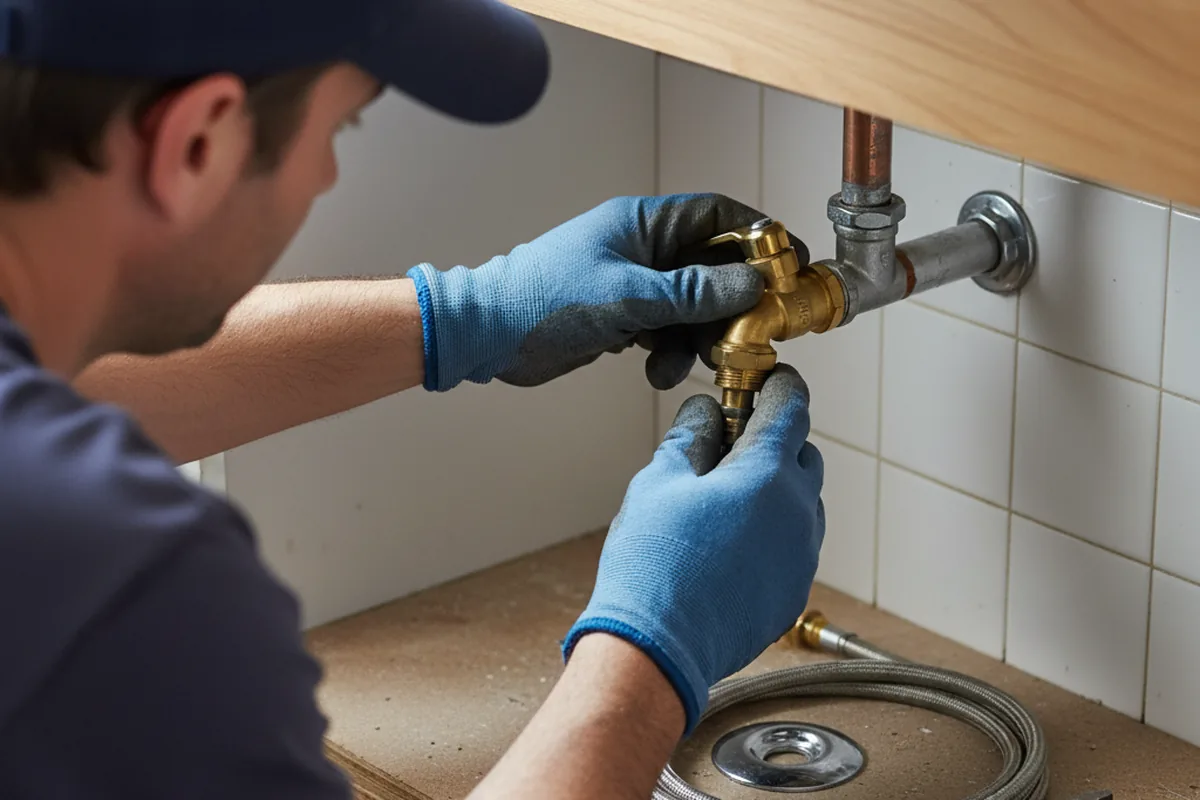 Shutoff valve and fitting work during Well Pump Repair in Carol Stream